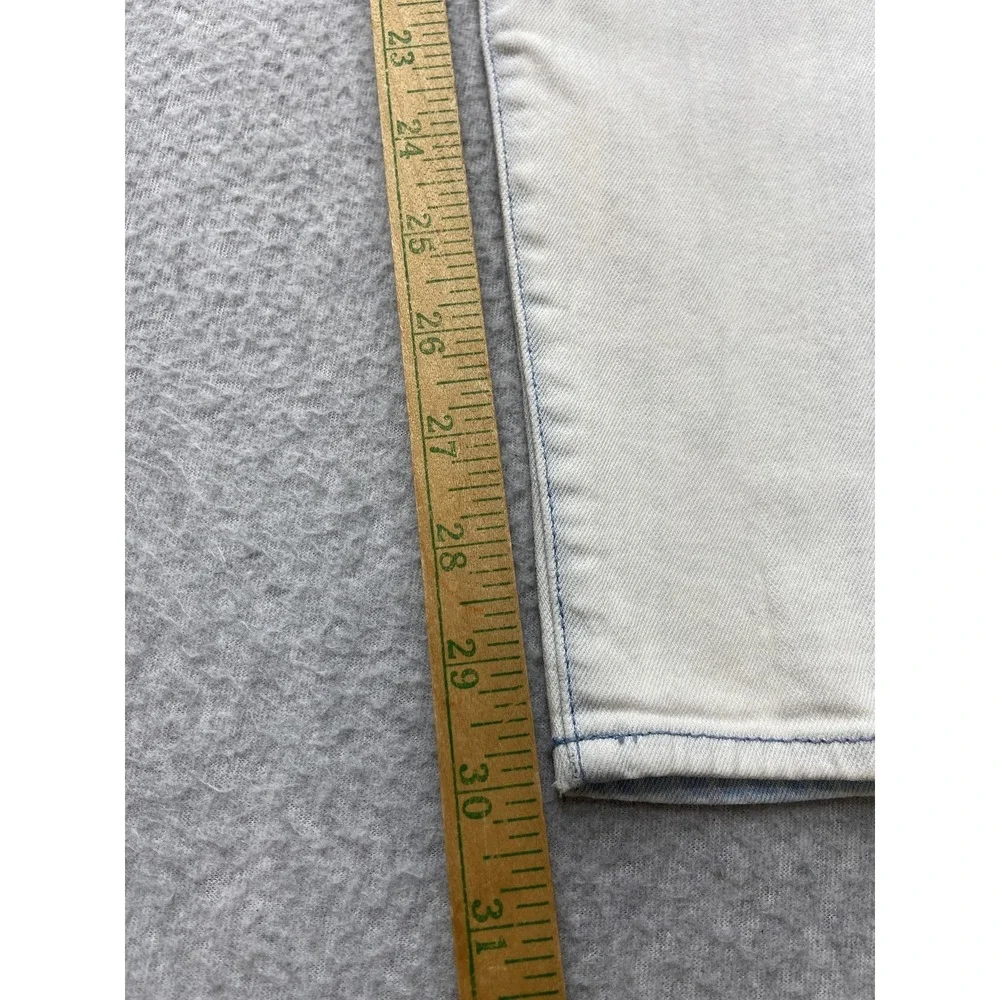 7 For All Mankind Gwenevere Jeans Womens 28 Light Wash Skinny Stretch Denim USA